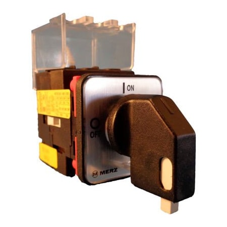 Springer Controls Co Disconnect Switch, Nonfusible, 3PST-NO, Indoor, Rotary Handle, Plastic ML1-025-AB2